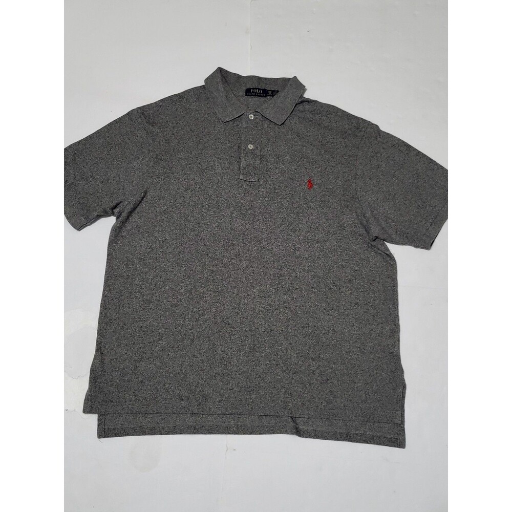 (#2) POLO BY Ralph Lauren SIZE MEN'S 1XB Gray Short Sleeve